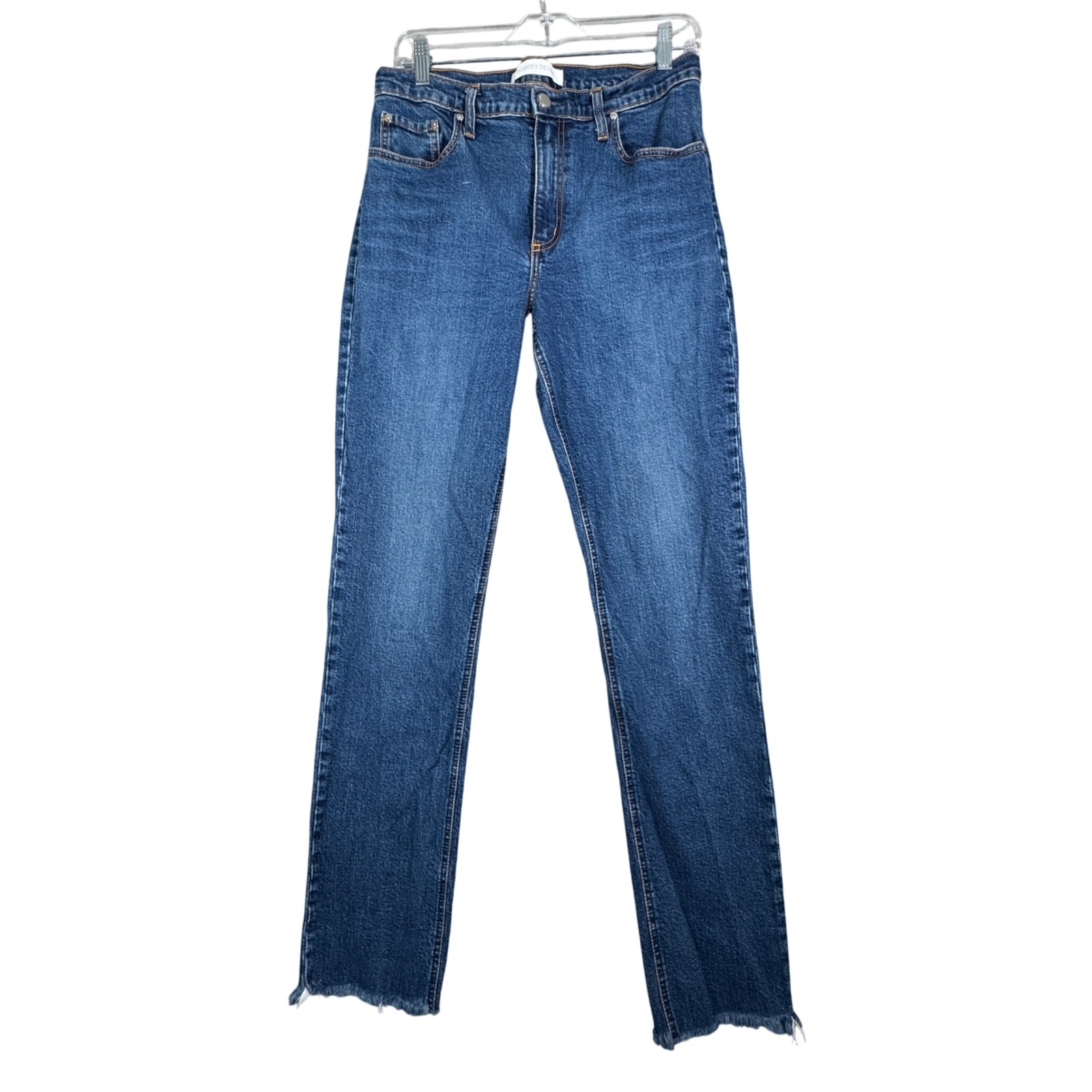 Nobody Denim Jeans Women 14 32" True Jean Cuff High Rise Slim Fit Fading Casual